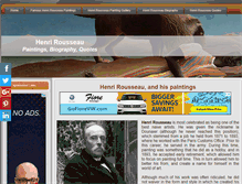 Tablet Screenshot of henrirousseau.net