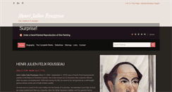 Desktop Screenshot of henrirousseau.org